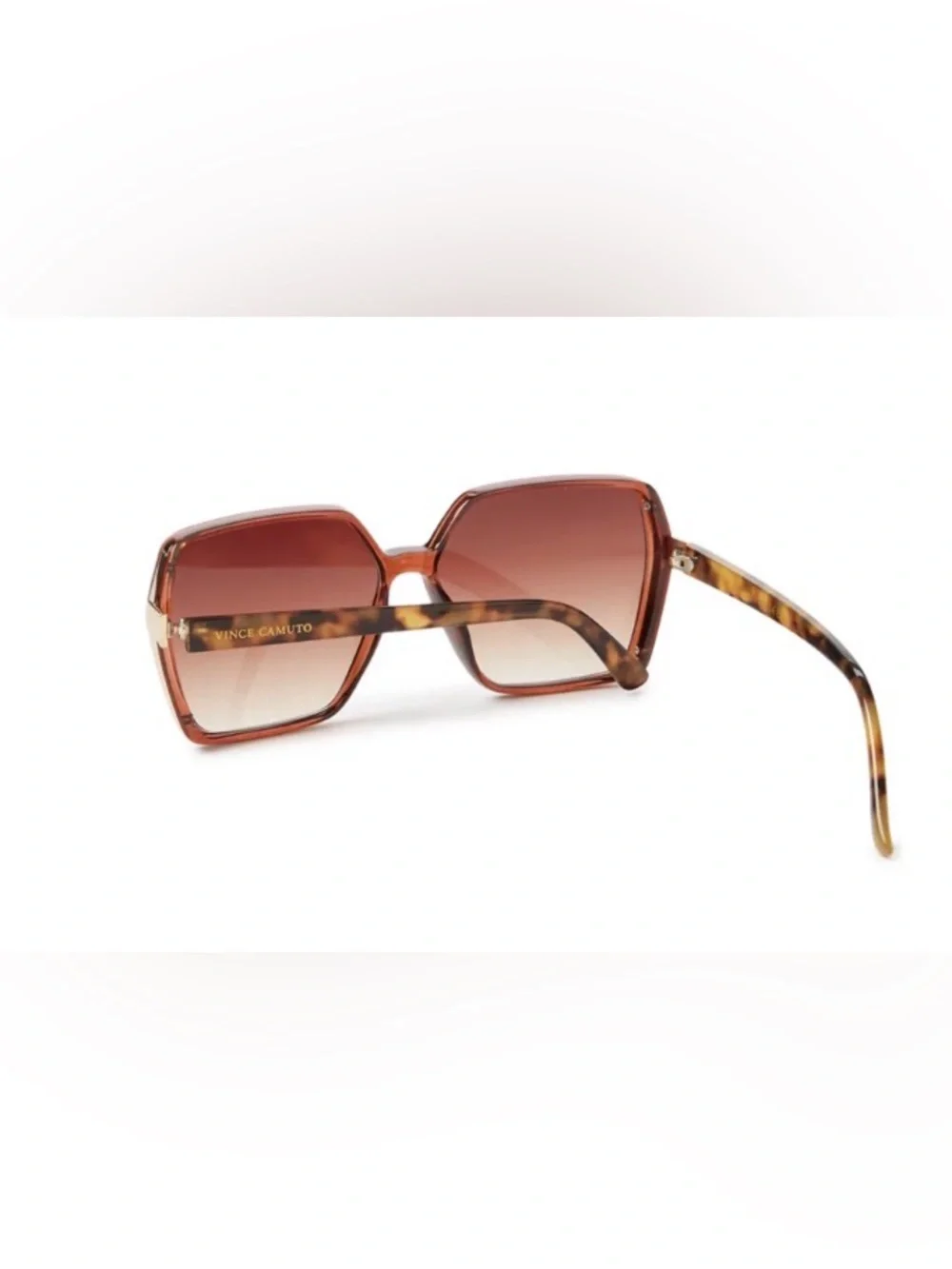 Vince Camuto Tortoise Shell Sunglasses with Brown Gradient Lenses
